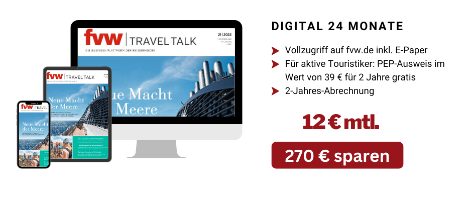 fvw|TravelTalk Digital: 24 Monate für 288 €!